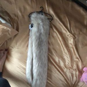 Faux fur shall,scarf from Topshop